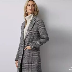 Le Château Glen Plaid Coat | Brand New With Tags | Classic Tailored Coat